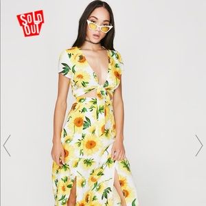 Sunflower Maxi Dress